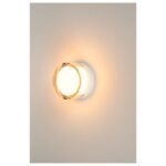 Anneau décoratif blanc pour applique CYFT, en acier, vue complémentaire 2
