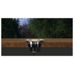 Spot encastré de sol LED inox brossé 3000K, 700 mA, vue complémentaire 4