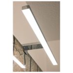 Applique miroir LED chrome IP44 4000K, vue complémentaire 5