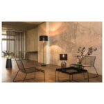 Abat-jour rond Ø45 cm noir cuivre textile, vue complémentaire 10