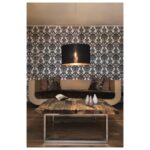 Abat-jour rond Ø45 cm noir cuivre textile, vue complémentaire 7