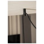 Crochet de plafond pour suspension décentrée noir, en aluminium, vue complémentaire 4