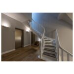 Applique murale en plâtre blanc R7s 102 Curve, IP20, vue complémentaire 3