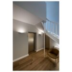 Applique murale en plâtre blanc R7s 102 Curve, IP20, vue complémentaire 5