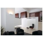 Applique murale en plâtre blanc R7s 102 Curve, IP20, vue complémentaire 6