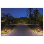 Borne lumineuse extérieure ronde E27 IP44 GRAFIT 30, configuration visible, vue complémentaire 2