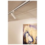 Spot LED sur rail blanc 11W 3000K 35° orientable, 220-240 V, vue complémentaire 3
