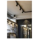 Spot LED sur rail 3 allumages noir 11W 3000K, dimensions Ø 5,5 x 14 x 12,5 cm, vue complémentaire 10