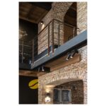 Spot LED sur rail 3 allumages noir 11W 3000K, dimensions Ø 5,5 x 14 x 12,5 cm, vue complémentaire 3
