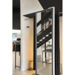 Spot orientable GU10 noir applique plafond, configuration visible, vue complémentaire 1