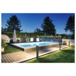 Borne lumineuse LED extérieure anthracite CCT, configuration visible, vue complémentaire 1