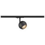 Spot sur rail monophasé 90 noir mat GU10, 220...240 V, vue complémentaire 5