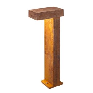SLV Belgium - Lampadaire outdoor LED Pathlight 70 rouille IP55 3000K - 1006347