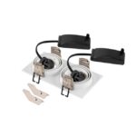Plafonnier encastré carré blanc GU10 155, 220...240 V, vue complémentaire 1