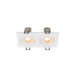 Plafonnier encastré carré blanc GU10 155, 220...240 V, vue complémentaire 2