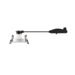 Plafonnier encastré carré blanc GU10 155, 220...240 V, vue complémentaire 3