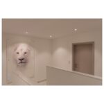 Cadre encastrable rond blanc IP20 75 mm 1007342 – Image 5