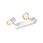 Spot plafond ou mural double blanc 2700K, 220...240 V, vue complémentaire 1