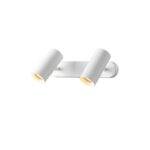 Spot plafond ou mural double blanc 2700K, 220...240 V, vue complémentaire 2