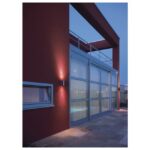 Applique murale extérieure Up/Down GU10 IP55 gris argent, configuration visible, vue complémentaire 2