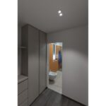 Spot encastrable carré orientable 2x GU10 blanc, finition Blanc mat, vue complémentaire 1