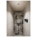 Plafonnier encastré rond noir mat LED 9W 3000K, 500 mA, vue complémentaire 2