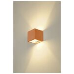 Applique murale cube en plâtre blanc G9, dimensions 11,5 x 11,5 x 11,5 cm, vue complémentaire 12