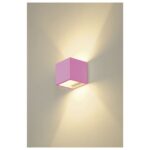 Applique murale cube en plâtre blanc G9, dimensions 11,5 x 11,5 x 11,5 cm, vue complémentaire 18