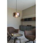 Suspension intérieure en verre cuivre E27 28, 200-240 V~ 50/60 Hz, vue complémentaire 1