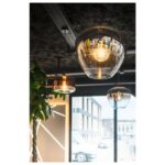 Suspension intérieure en verre cuivre E27 28, 200-240 V~ 50/60 Hz, vue complémentaire 4