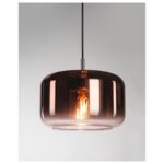 Suspension intérieure en verre cuivre E27 28, 200-240 V~ 50/60 Hz, vue complémentaire 5