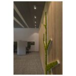 Plafonnier orientable GU10 blanc, dimensions 95 x 85 x 85 mm, vue complémentaire 2