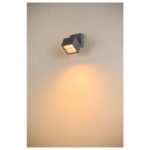 Applique plafonnier LED extérieur S-CUBE anthracite, configuration visible, vue complémentaire 3