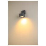 Applique plafonnier LED extérieur S-CUBE anthracite, configuration visible, vue complémentaire 4