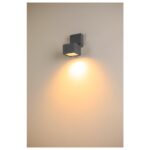 Applique plafonnier LED extérieur S-CUBE anthracite, configuration visible, vue complémentaire 5