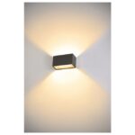 Applique murale extérieure LED anthracite CCT, configuration visible, vue complémentaire 1