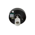 Plafonnier rond 30 noir E27 verre opale, 220...240 V, vue complémentaire 2