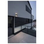 Applique murale LED up down anthracite IP65 CUBE, dimensions 118 × 110 mm, vue complémentaire 4