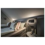 Applique liseuse LED noire USB droite Somnila, dimensions 28 x 16 x 7 cm, vue complémentaire 1