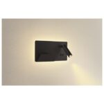Applique liseuse LED murale noire gauche USB, 100-240 V ~ 50/60 Hz, vue complémentaire 7