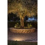Spot LED extérieur sur piquet anthracite IP55, configuration visible, vue complémentaire 1