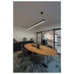 Suspension LED noir mat 2 m 3000K, vue complémentaire 2
