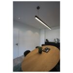Suspension LED noir mat 2 m 3000K, vue complémentaire 6