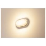 Plafonnier mural LED ovale blanc IP44 3000K, 220-240 V ~ 50/60 Hz, vue complémentaire 1