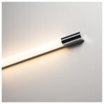 Applique murale LED 60 cm blanc, finition Chrome / blanc, vue complémentaire 1