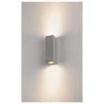 Applique murale extérieure Up Down GU10 gris, finition Gris argent, vue complémentaire 6