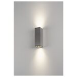 Applique murale aluminium brossé up/down GU10, finition Alu brossé, vue complémentaire 1