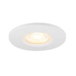 Cache fixe rond IP65 pour downlight blanc, vue complémentaire 3