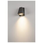 Applique murale extérieure GU10 anthracite IP44, configuration visible, vue complémentaire 4
