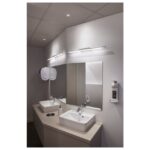 Cache pivotant rond pour downlight IP20 blanc doré, configuration visible, vue complémentaire 1